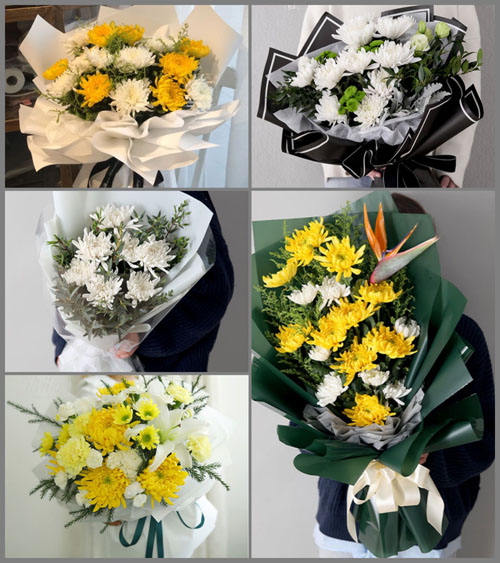 广东汕尾市海丰县梅陇镇白事花束代送